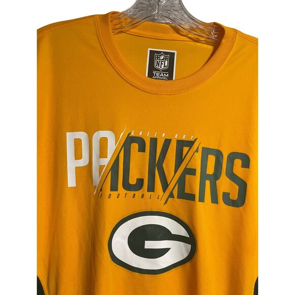 NFL Team Apparel Green Bay Packers Performance T-Shirt Mens Medium - Picture 5 of 12